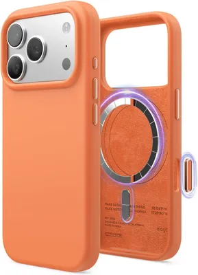 Image de Elago MagSafe Housse en silicone pour iPhone 17 Pro Orange