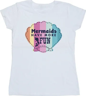 Produktbild von Disney - "The Little Mermaid Fun" T-Shirt für Damen BI26355 (L) (Weiß)