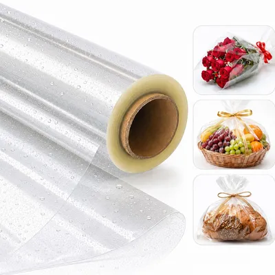 Produktbild von Transparente Geschenkfolie, 86 cm x 30 m, zum Verpacken