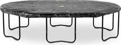 Image de EXIT Trampoline Housse de protection 244x380cm – Trampoline Housse de protection – Résistant – Ovale – Bâche