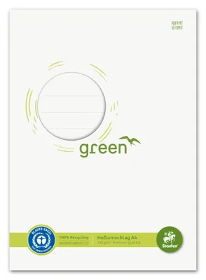 Imagen del producto de Staufen® verde 794004600, protector de hojas - Formato A4, 150 g, color blanco natural, material reciclado