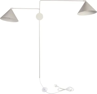 Zdjęcie produktu dla Kinkiet MAGIC szary beż 2xE27x15W metal wym:135x23x142cm IP20 Sigma Lighting