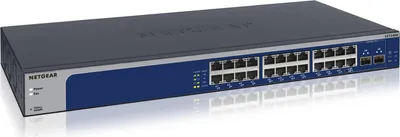 Image de NETGEAR XS724EM, Administré, L2, 10G Ethernet (100/1000/10000), Rackmountable, 1U
