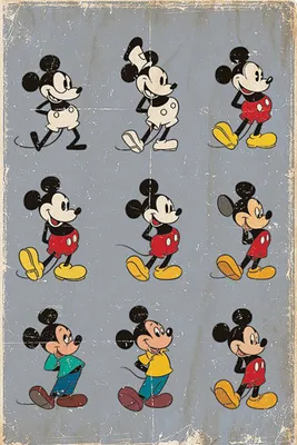 Obrázek produktu pro Pyramida Mickey Mouse Evolution Poster 61x91,5cm.