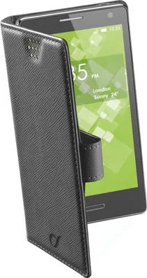Image de Cellularline BOOKUNI2LK coque de protection pour téléphones portables 12,2 cm (4.8") Folio Noir
