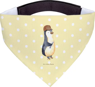 Produktbild von Mr. & Mrs. Panda Halstuch Hund Wenn Papa es nicht reparieren kann, sind wir am Arsch - Gelb Pastell - Geschenk, Für Hunde, Hundehalstuch, Hals Tuch, Muttertag, Vatertag
