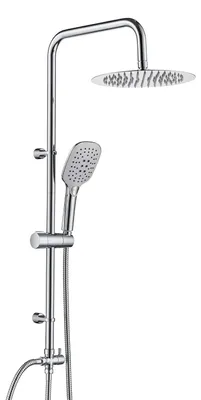 Obrázek produktu pro Solidchoice – Sprchový systém s dešťovou sprchou a ruční sprchou, nerezová ocel, s hlavicí sprchy o průměru 25 cm