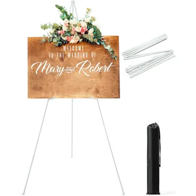 Produktbild von Staffelei, Tischstaffelei, Feldstaffelei, Standstaffelei, 160cm Verstellbares Stativ Tisch Kunst Leinwand Malerei Display, für Hochzeit Poster Innen