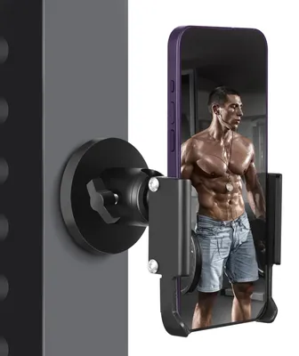 Productafbeelding van Magnetische telefoonhouder van Vinkqiado, geschikt voor sportscholen, met een metalen magnetische voet