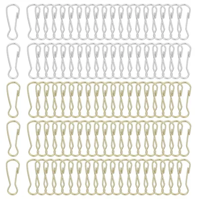 Karabinerhaken 100 Stück 25x9,2x1,9 mm Edelstahl 304