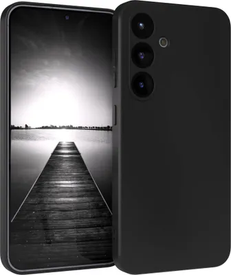 Produktbild von EAZY CASE - TPU Hülle für Samsung Galaxy S25, TPU Case stoßfeste Handyhülle, weiches Cover mit Kameraschutz, Silikonhülle in Schwarz