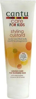 A tube of Cantu Care For Kids Styling Custard.