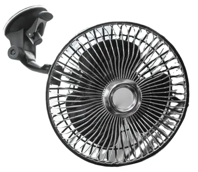 12V Autoventilator mit Saugnapf, 360° drehbar, kraftvoller Motor