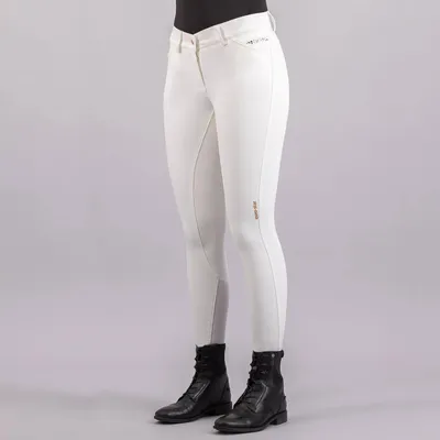 Produktbild von Euro-Star Reithose Damen ESArista Fashion Diamond Classic Full Grip Vollbesatz Damenreithose White 72 (36 lang)