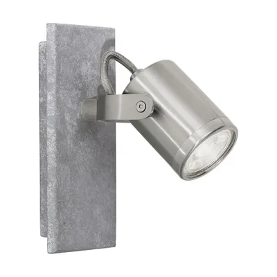 Produktbild von EGLO Praceta, Strahler Oberflächenbeleuchtung, Nicht austauschbare(s) Leuchtmittel, 6,6 W, 3000 K, 240 lm, Grau, Nickel