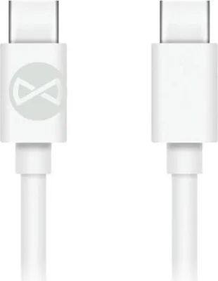 Produktbild von Forever USB C Kabel USB C 1 m 60 W Schnellladen Daten weiß