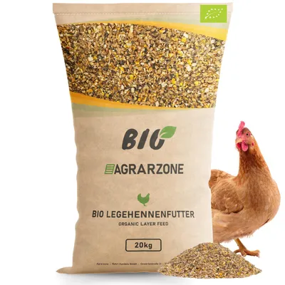 Immagine prodotto di Agrarzone mangime biologico per galline ovaiole Farina per ovaiole 20 kg