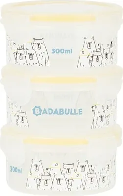 Produktbild von Schalen mit Deckeln und Klammern MAXIBOX 3pcs 300ml
