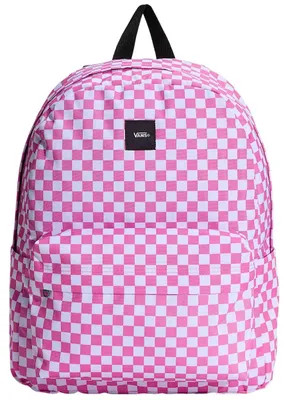 Image de Sac à dos Vans Old Skool Check Backpack CHECKERBOARD Pink Fizz pour Uni