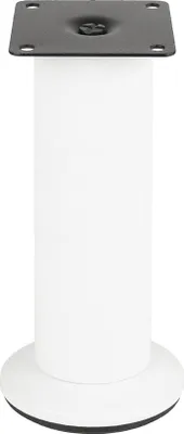 Produktbild von FS001 150 mm verstellbarer Möbelfuß, Hochglanzweiß