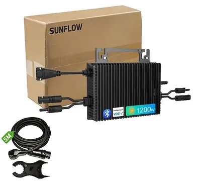 Productafbeelding van Zonnemicro-omvormer, intelligente monitoring, hoog vermogen, 1200W, 230V, 16-60V