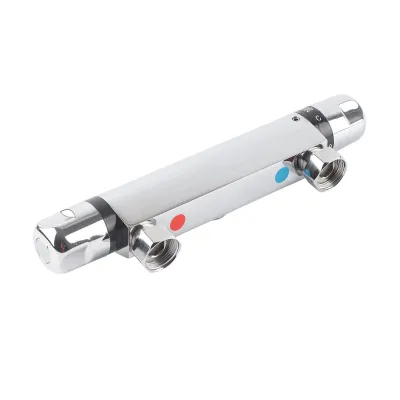 Image de Robinet thermostatique, robinet de douche, mitigeur thermostatique, mitigeur d'eau chaude et froide, robinet à température constante, mitigeur d'eau