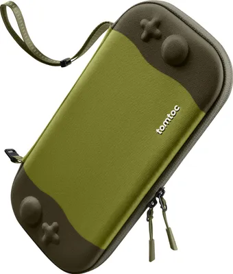 Image de Housse pour Nintendo Switch 2 Etui, protection complète pour console Switch et jeux, Tomtoc Slim FancyCase G05, Matcha