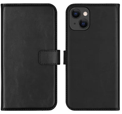 Imagen del producto de Funda de Cuero Auténtico tipo Libro para Apple iPhone 13 -
