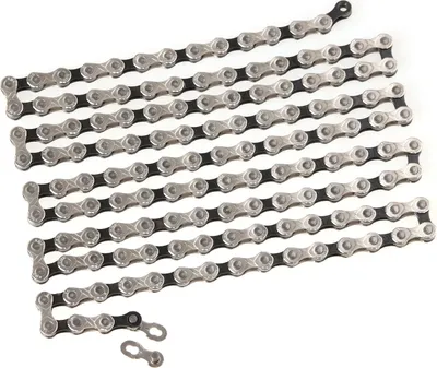 Produktbild von KMC X9 -116 Fahrrad Kette silber-schwarz für 9-fach 116 Glieder OEM Verpackung