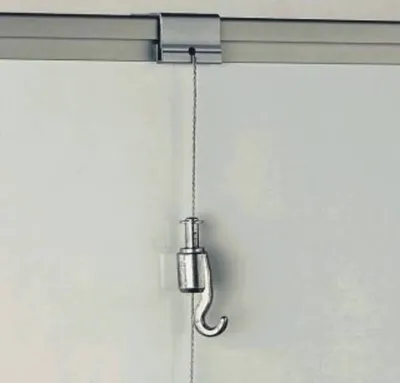 Produktbild von Bilderhaken für Stell- und Trennwandsystem silber stufenlos verstellbar