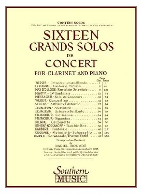 Produktbild von 16 Grand Solos de Concert