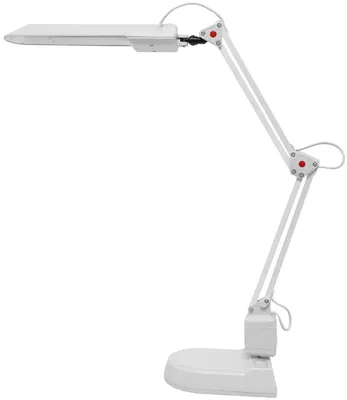 Obrázok produktu pre Ecolite Biela LED stolová lampa 8W s nastaviteľnými polohovacími kĺbmi L50164-LED/BI