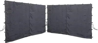 Produktbild von Pavillonsetten 300x197 cm, 2 Stück, anthrazit RAL 7012, Polyester, für Gartenpavillon