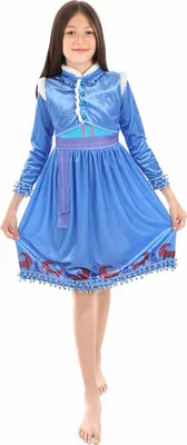 Produktbild von Kinder Kleid von Anna I Kostüm für Frozen 2 Fans I Größe: 120