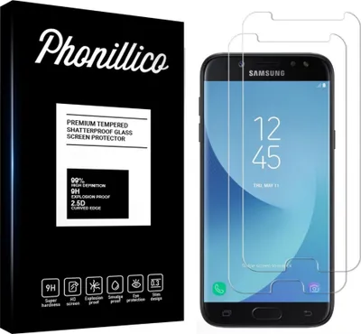 Immagine prodotto di Vetro temperato per Samsung Galaxy J5 2017 J530 [2 pezzi] Pellicola protettiva dello schermo Antigraffio Vetro Resistente Phonillico®