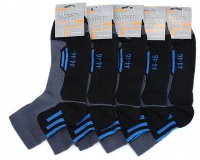Produktbild von 5 Paar Herren Trekking Socken Baumwolle Größe 44-46