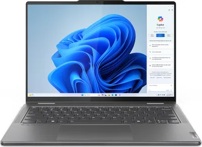 Produktbild von Lenovo Yoga 7 2-in-1 14IML9 Intel Core Ultra 5 125H 35,6 cm (14") Touchscreen 2.8K 16 GB LPDDR5x-SDRAM 512 GB SSD Wi-Fi 6E (802.11ax) Windows 11 Home Grau (83DJ0026GE)