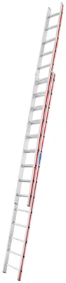 Produktbild von Hymer Schiebeleiter, zweiteilig, 2x14 Sprossen, Länge 4,02 / 7,10 m, Reichhöhe 7,90 m, Gewicht 16,5 kg