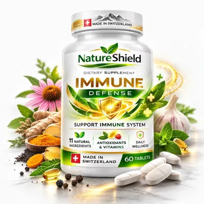 Produktbild von Nature Shield – Unterstützung des Immunsystems & Wohlbefinden – 60 Tabletten