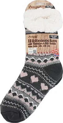 Kuschelsocken mit Wintermuster