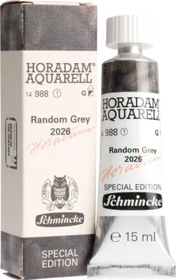 HORADAM Aquarell - 15ml Random Grey 2026 - Limitierter Sonderfarbton - Schmincke 14 988 006