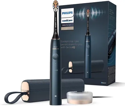 Produktbild von Philips Elektrische Zahnbürste Sonicare DiamondClean Prestige 9900 – Elektrische Zahnbürste, Aufsteckbürsten: 1 St., Zahnbürsten, Schallzahnbürste