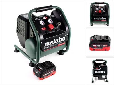 Obrázek produktu pro Metabo Power 160-5 18 LTX BL OF Akumulátorový kompresor 18 V 8,0 bar Brushless + 1x LiHD akumulátor 8,0 Ah - bez nabíječky
