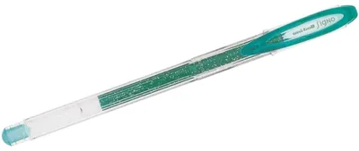 Produktbild von Uni-Ball Signo UM-120 SP, Verschlossener Gelschreiber, Grün, Grün, Transparent, Kunststoff, Rund, Kunststoff