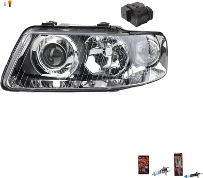 Immagine prodotto di Fari anteriori + lampadine Osram Night Breaker Laser compatibili con Audi A3 8L dal 09/00 al 05/03, lato sinistro, con codici: 8L0941003K, 8L0941003AF, 8L0941295B, 8L0941295A. Johns