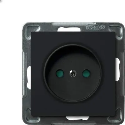 Obrázok produktu pre Ospel GP-1RP/m/33, Čierna, IP20, 16 A, 71 mm, 38 mm, 71 mm