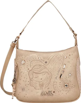 Produktbild von Anekke Schultertasche Umhängetasche Hollywood Studio Shoulder Bag Nude beige