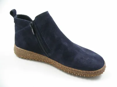 Produktbild von Comfortabel Damen Stiefeletten ungefüttert blau Gr. 37