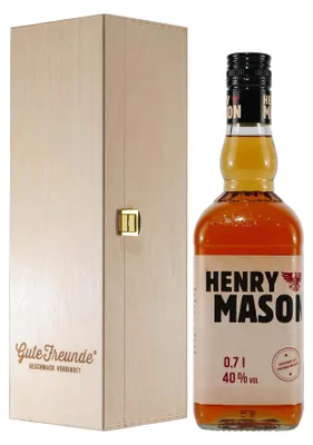 Produktbild von Boente Henry Mason Whiskylikör mit Geschenk-HK