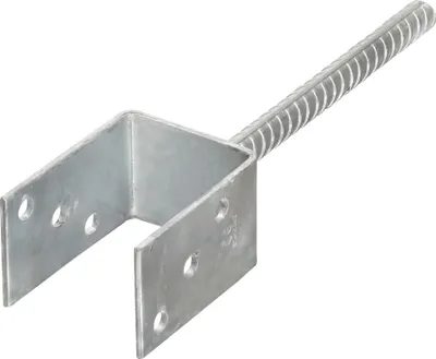 Obrázek produktu pro vidaXL Podpěra sloupku 6 ks Stříbrná 7×6×30 cm Pozinkovaná ocel